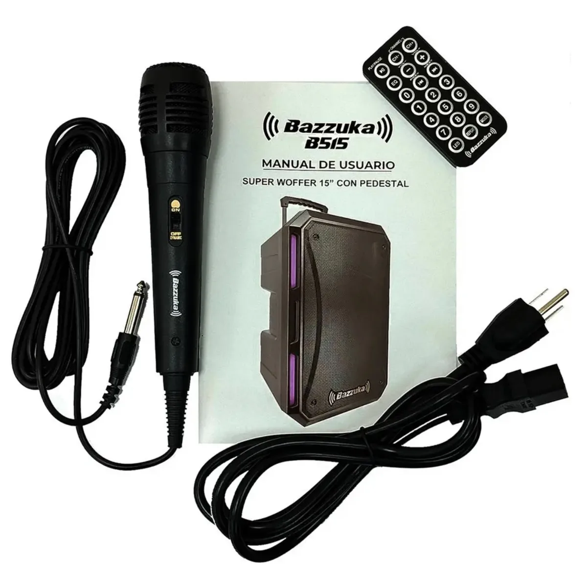 PARLANTE ACTIVO 15’’ BZK B515N BAZZUKA
