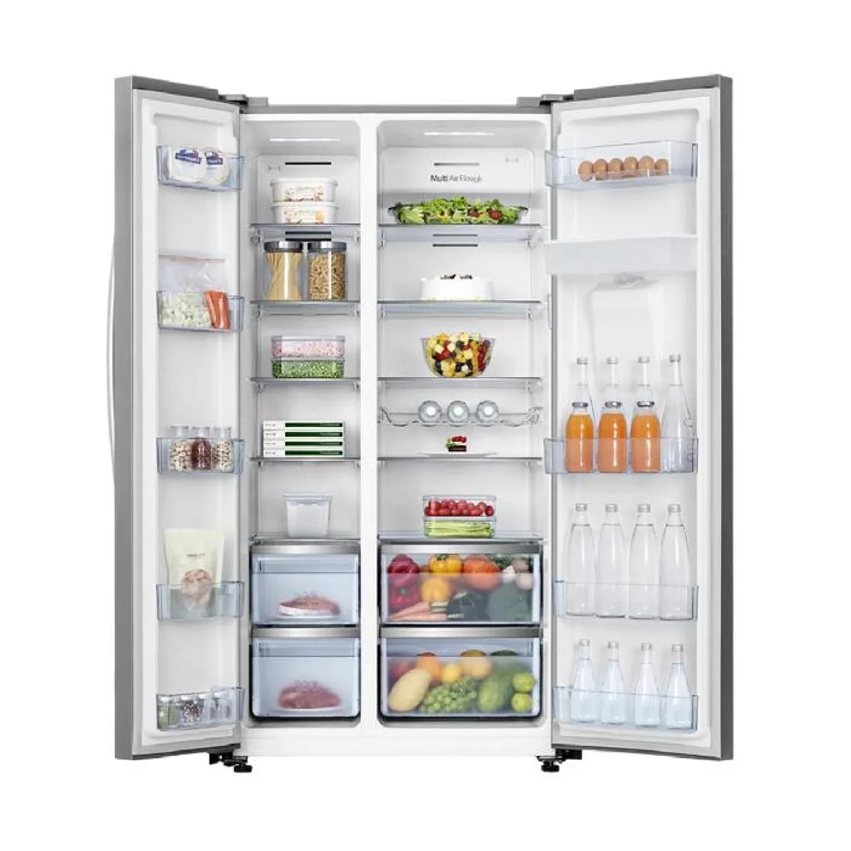 REFRIGERADORA HISENSE SIDE BY SIDE -HS-RS56NB6A - 624 LTS