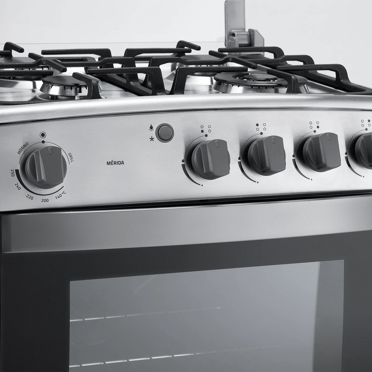 COCINA INDURAMA MERIDA QUARZO HOME CROMA 4 QUEMADORES