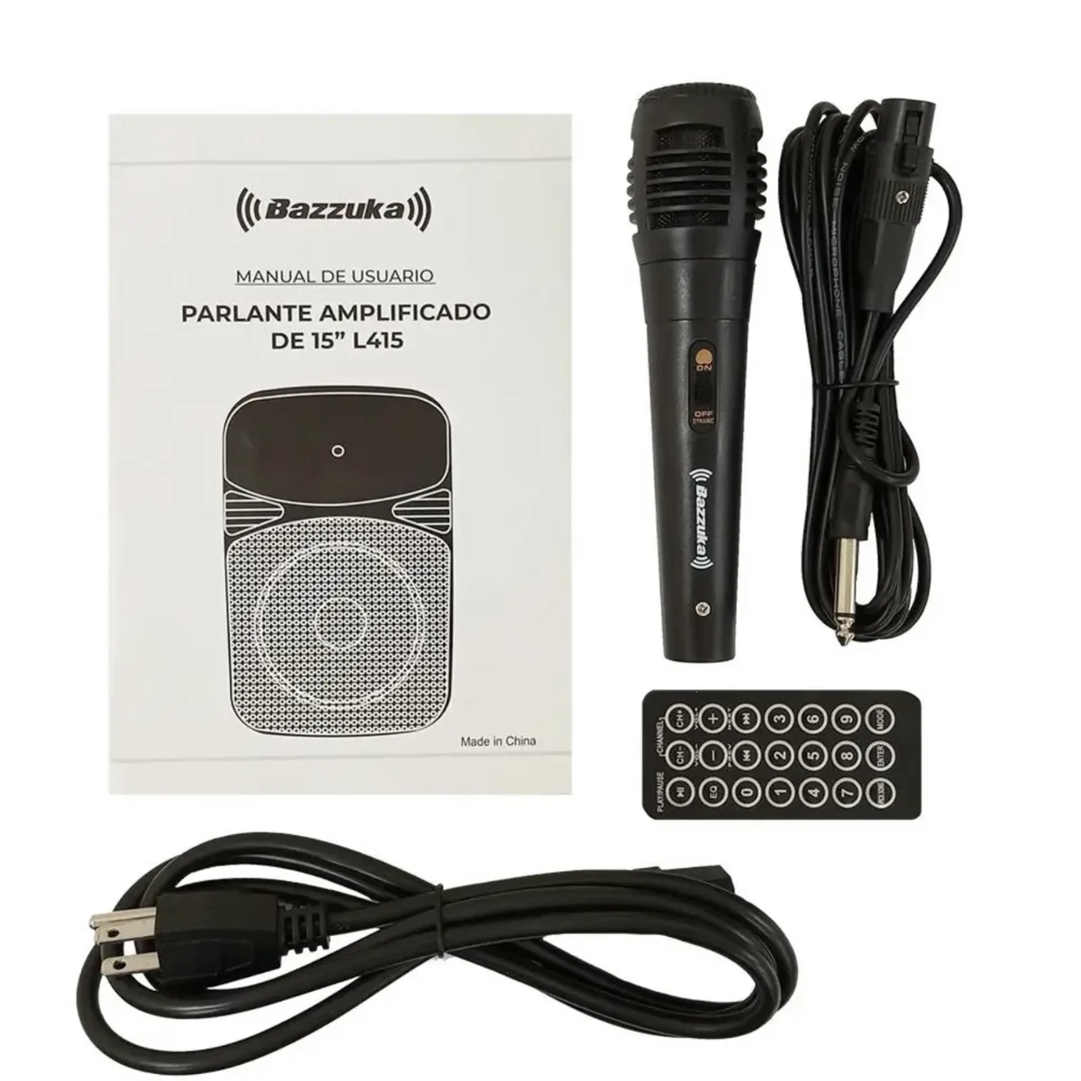 PARLANTE ACTIVO 15’’ BZ-BZK L415 BAZZUKA