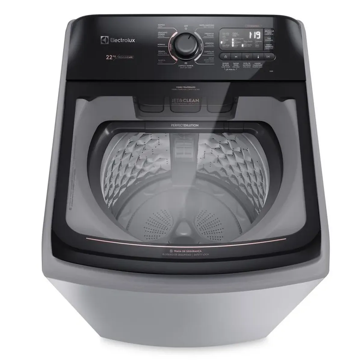 LAVADORA ELECTROLUX 22KG LS221 CARGA SUPERIOR SILVER