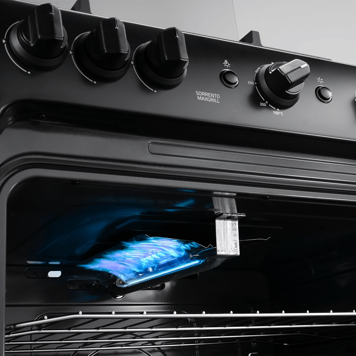 COCINA INDURAMA SORRENTO MAXIGRILL ZAFIRO NEGRA