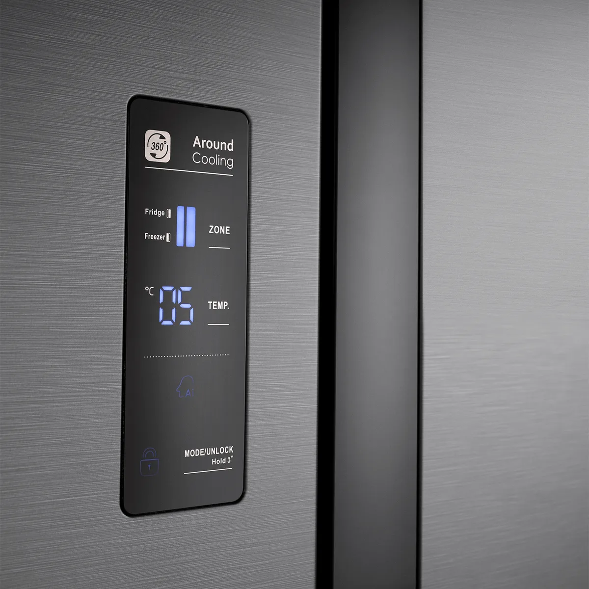 REFRIGERADORA SIDE BY SIDE 468 LITROS CROMA | RI-760 CR