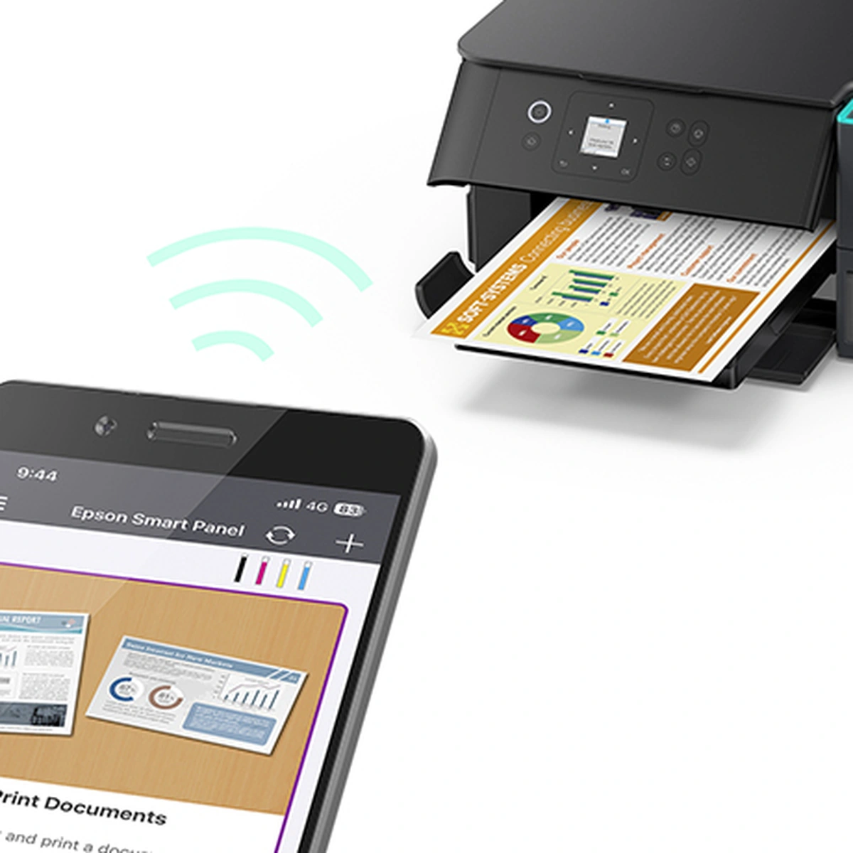 Epson EcoTank L4360 Impresora Multifuncional a Color Wi-Fi y Dúplex